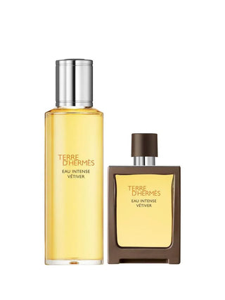 Hermes Terre D'Hermes Eau Intense Vetiver Travel Spray and Refill EDP For Men Set