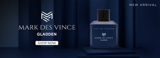 A banner image of Mark des vince gladden perfume