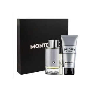 Mont Blanc Explorer Platinum EDP For Men Set