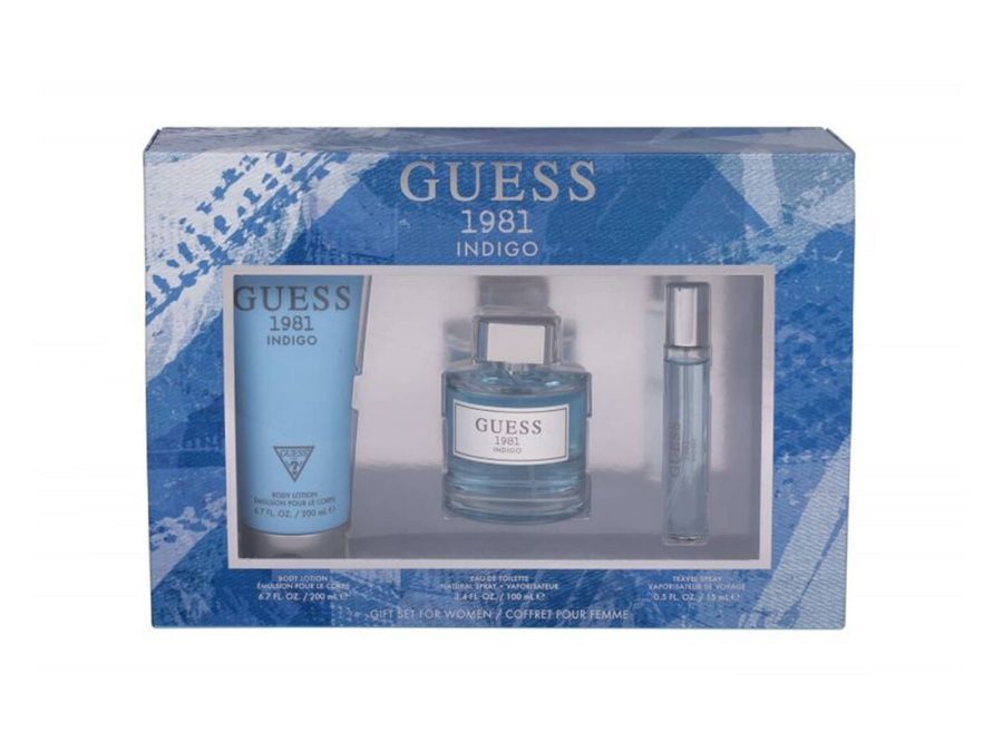 guess 1981 indigo for men edt 100ml set